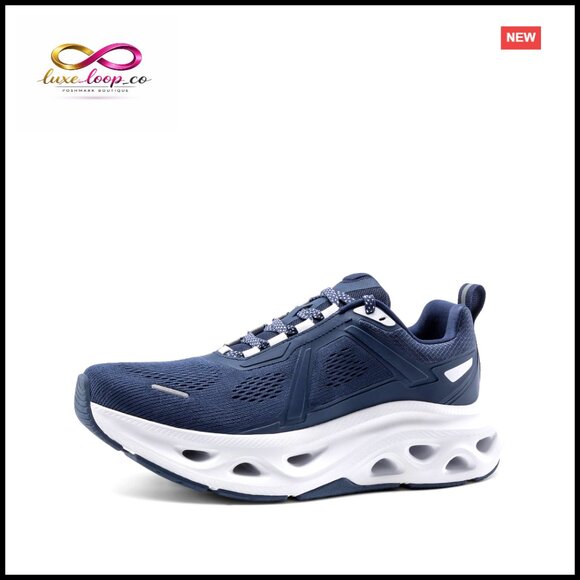 Men's Athletic Walking Shoes Non-Slip Breathable Mesh Gym Sneakers